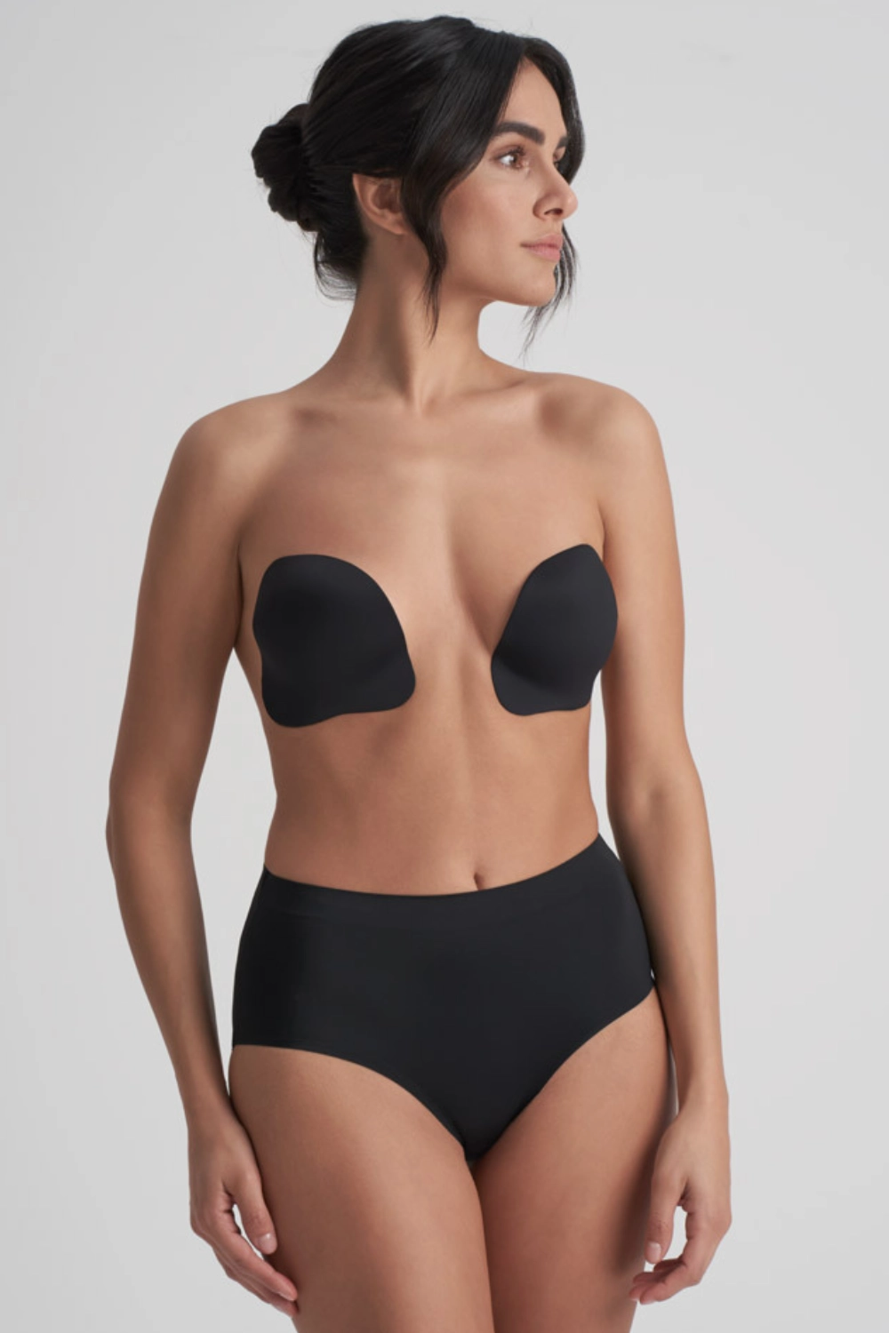 Adhesive Push-Up Cups in Black