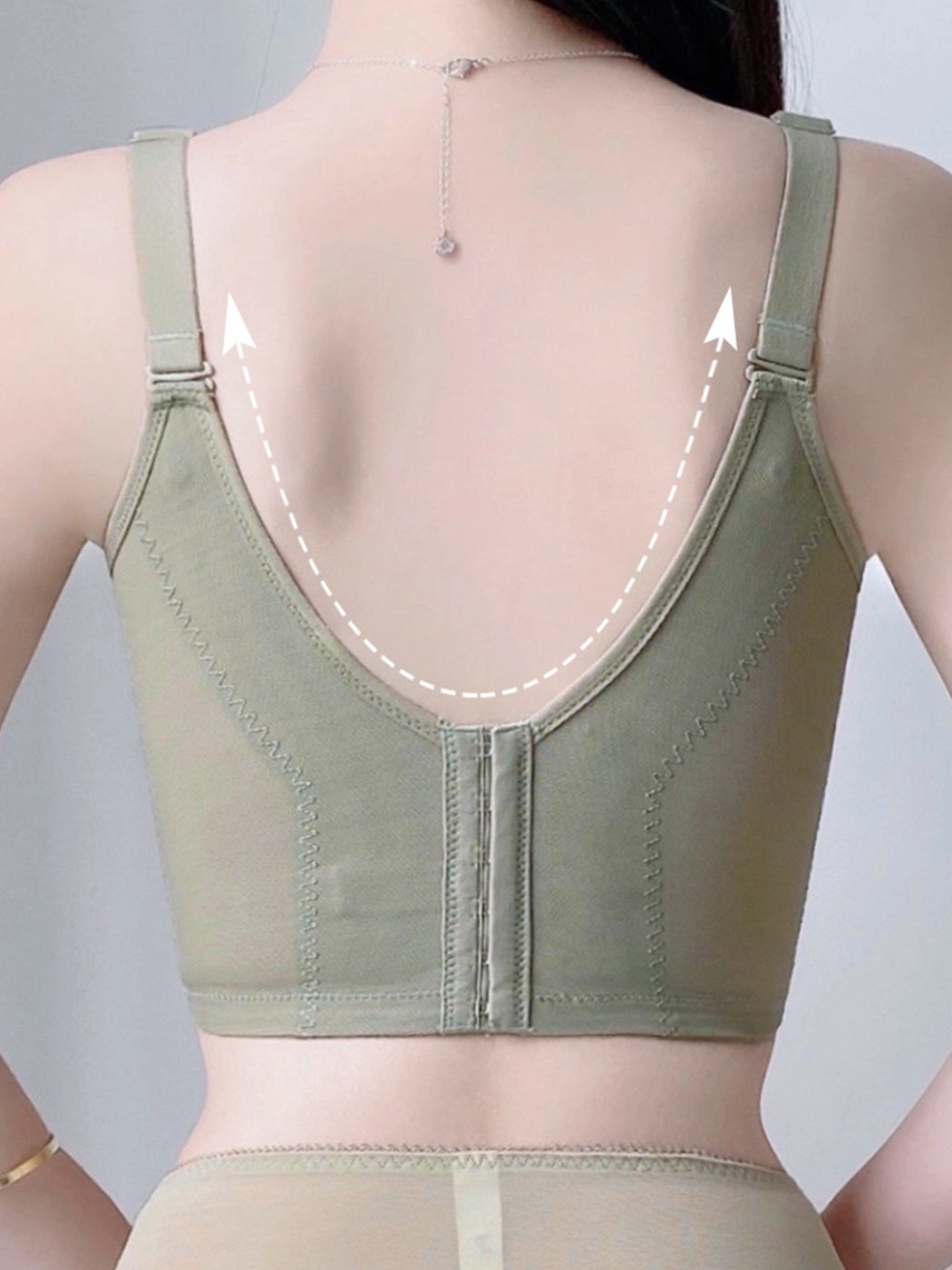 Adjustable Side Bulge Control Longline Bra