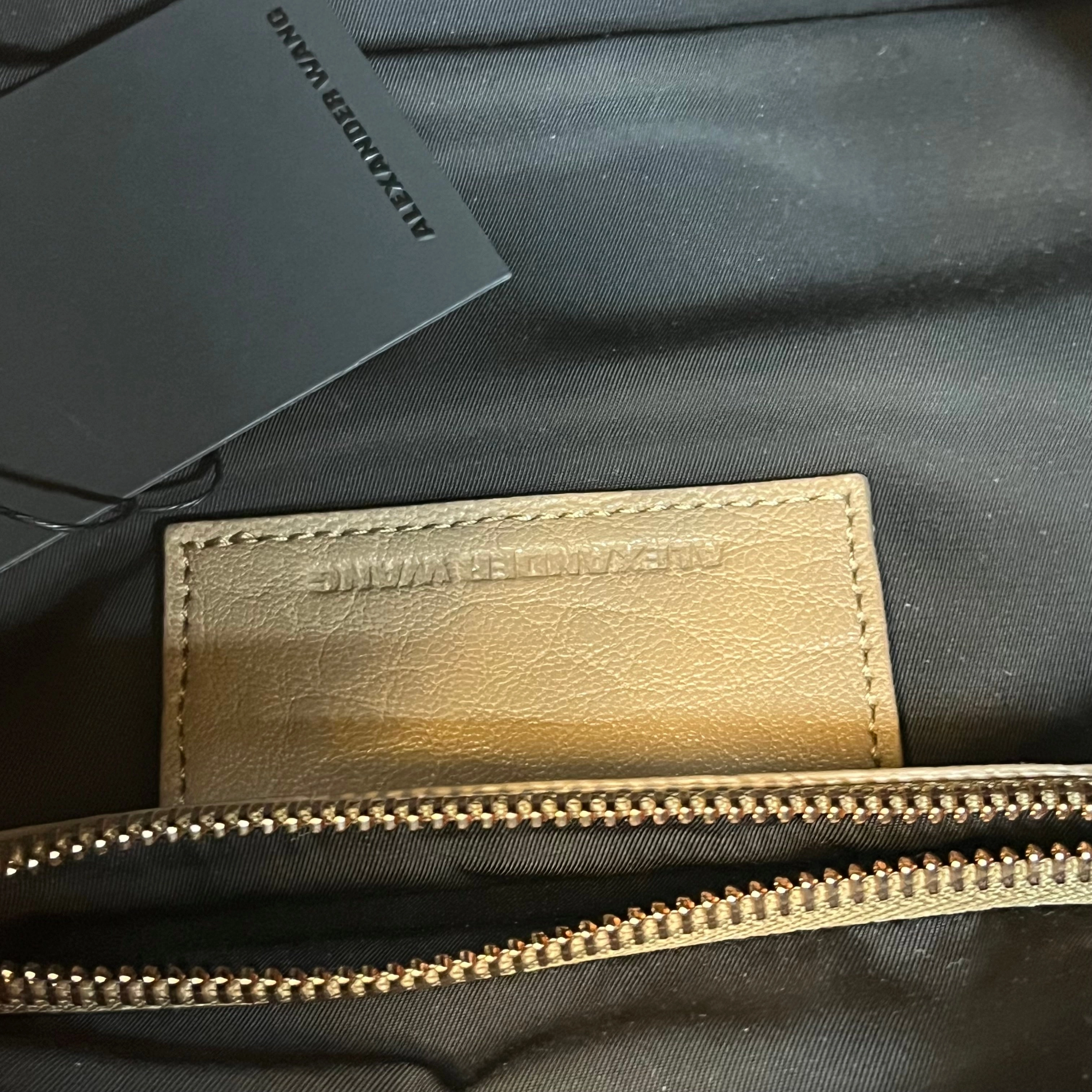 ALEXANDER WANG Rocco Pebbled Lambskin Satchel Bag TS3946