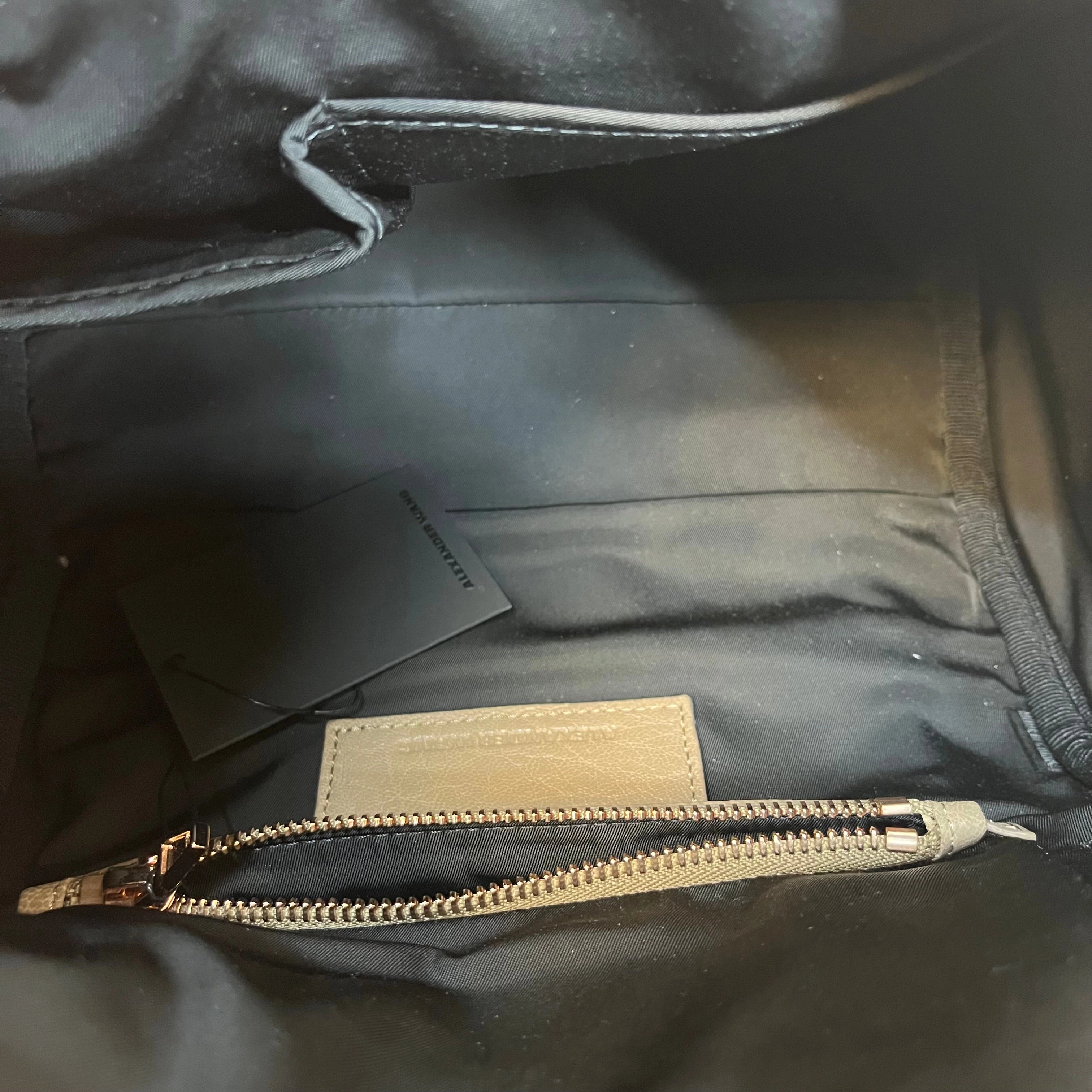 ALEXANDER WANG Rocco Pebbled Lambskin Satchel Bag TS3946