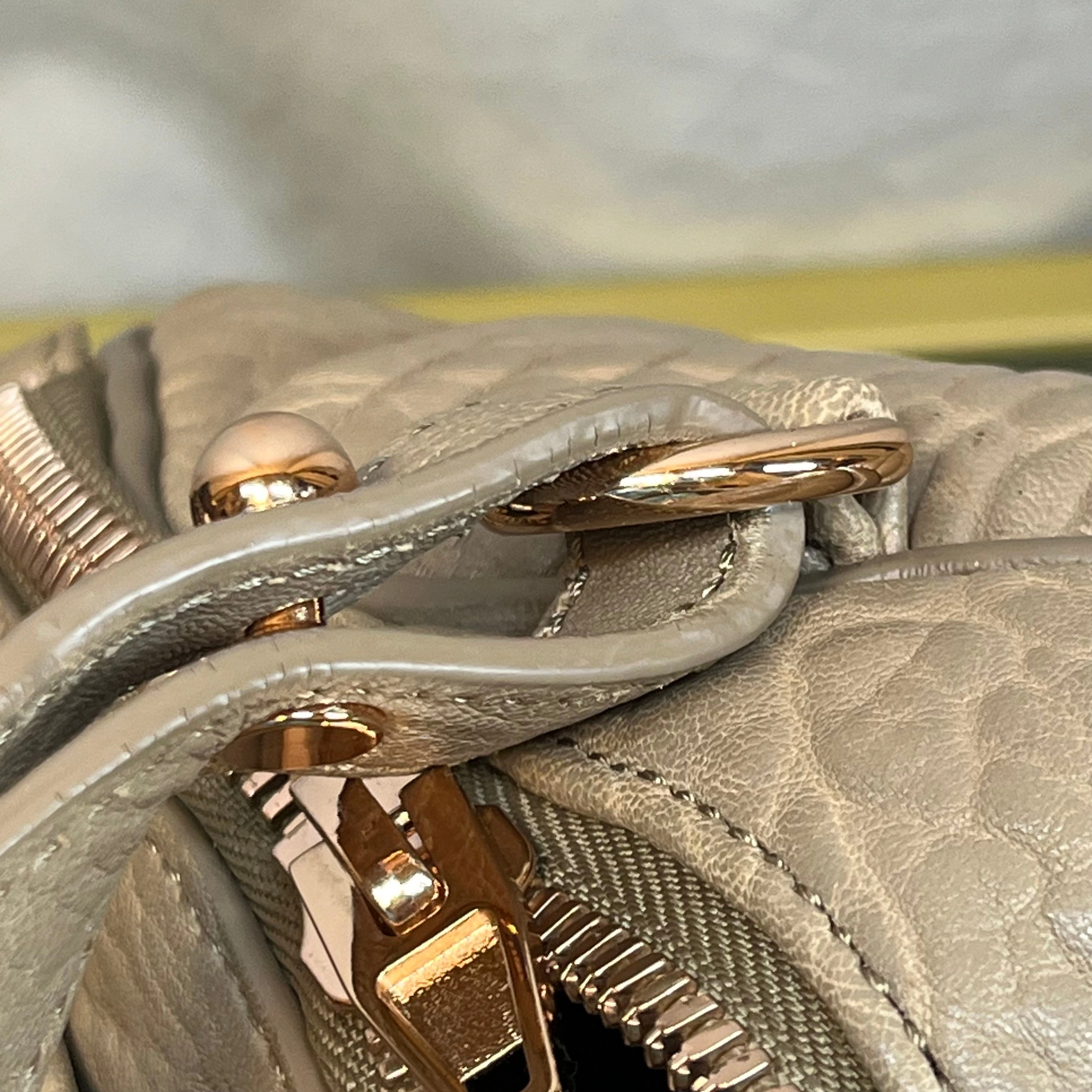 ALEXANDER WANG Rocco Pebbled Lambskin Satchel Bag TS3946
