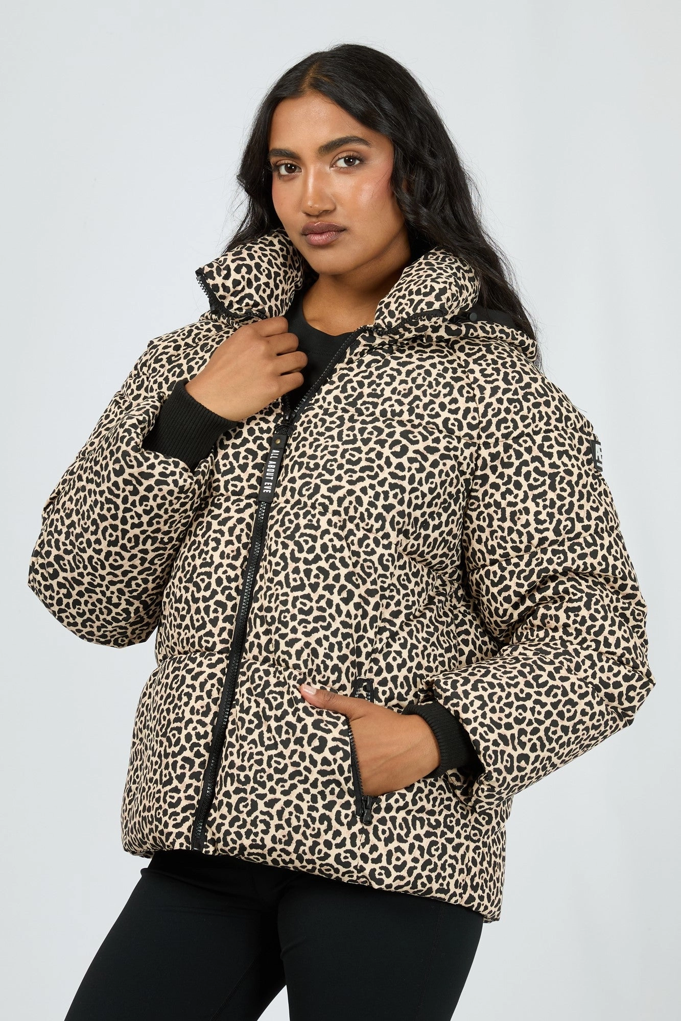 All About Eve Savannah Puffer Print