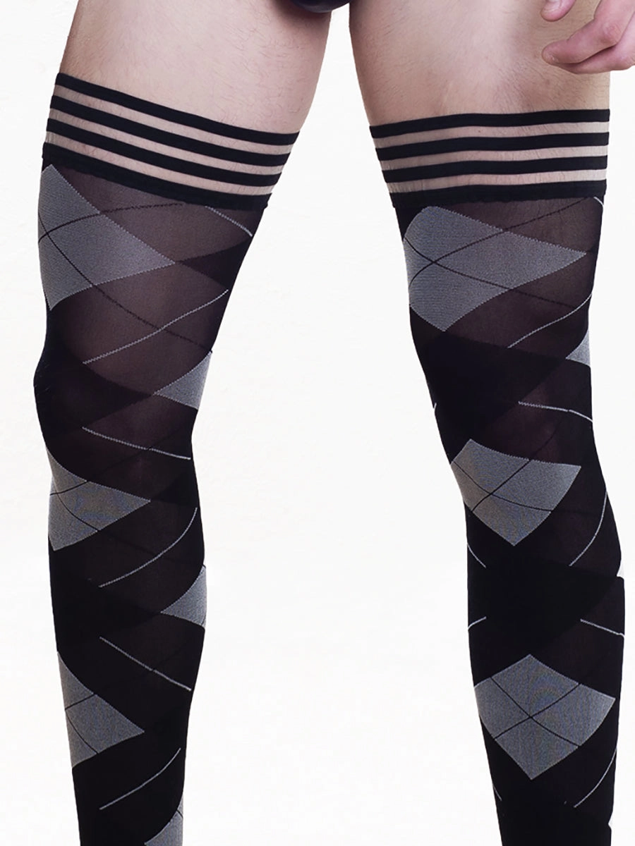 Argyle Thigh High