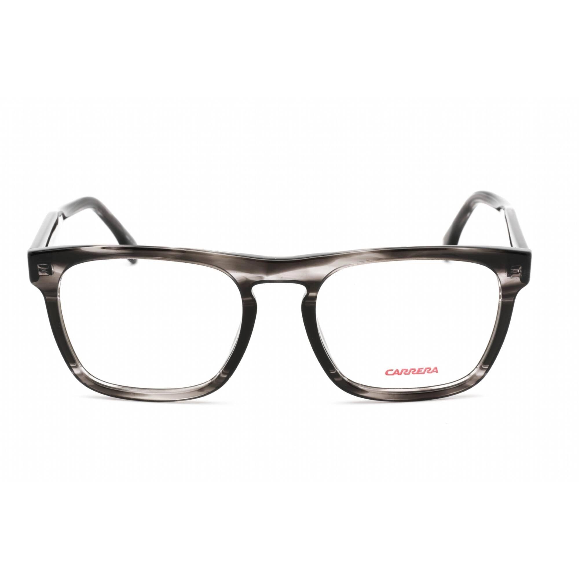 Carrera Men's Eyeglasses - Grey Horn Plastic Square Shape Frame | CARRERA 268 02W8 00