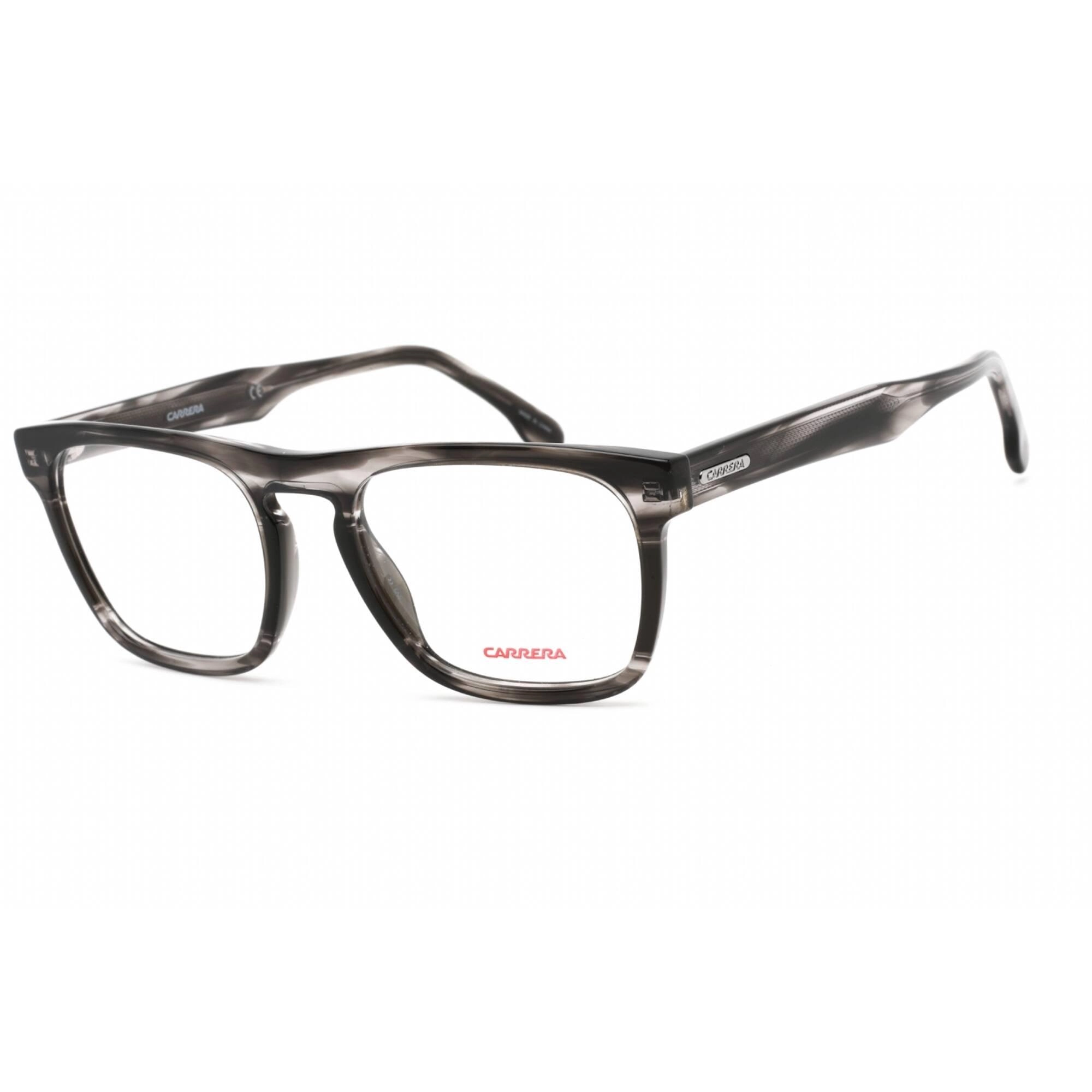 Carrera Men's Eyeglasses - Grey Horn Plastic Square Shape Frame | CARRERA 268 02W8 00