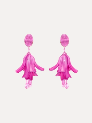 Classic Impatiens Clip-On Earrings