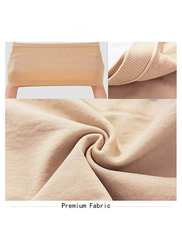 Comfortable Seamless Solid Bandeau Bra