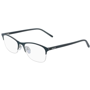 Dkny Women's Eyeglasses - Teal Metal Rectangular Frame Demo Lens | DKNY DK3000 319