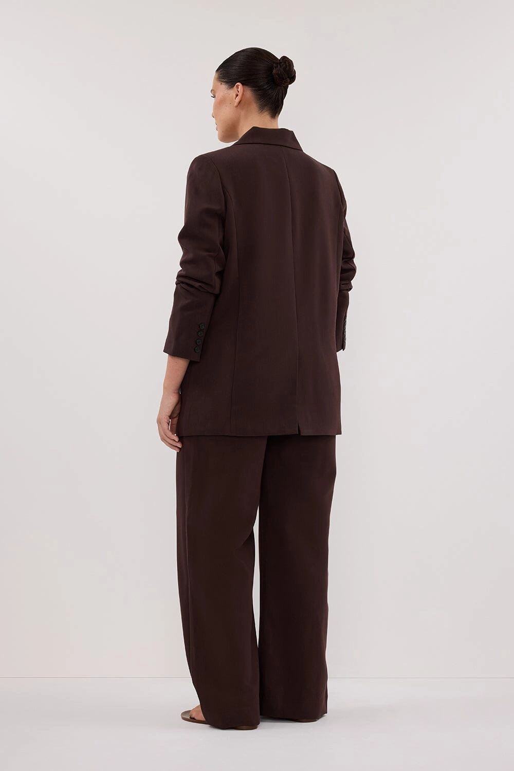 ELLE DARK CHOCOLATE BLAZER