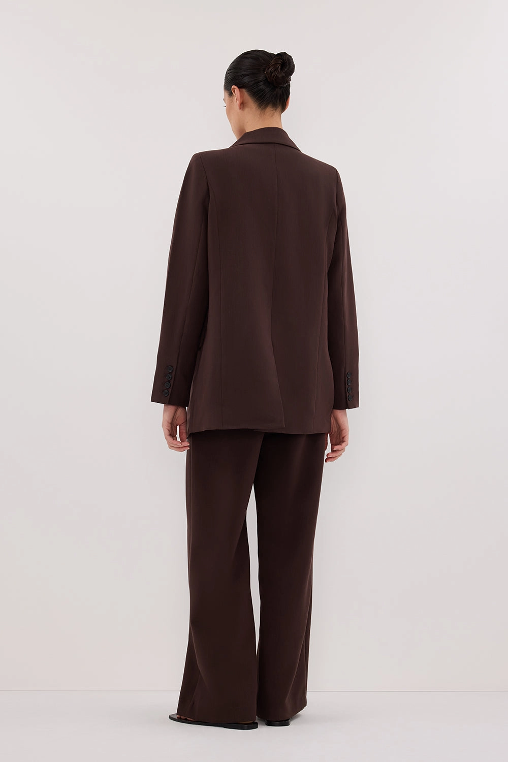 ELLE DARK CHOCOLATE BLAZER