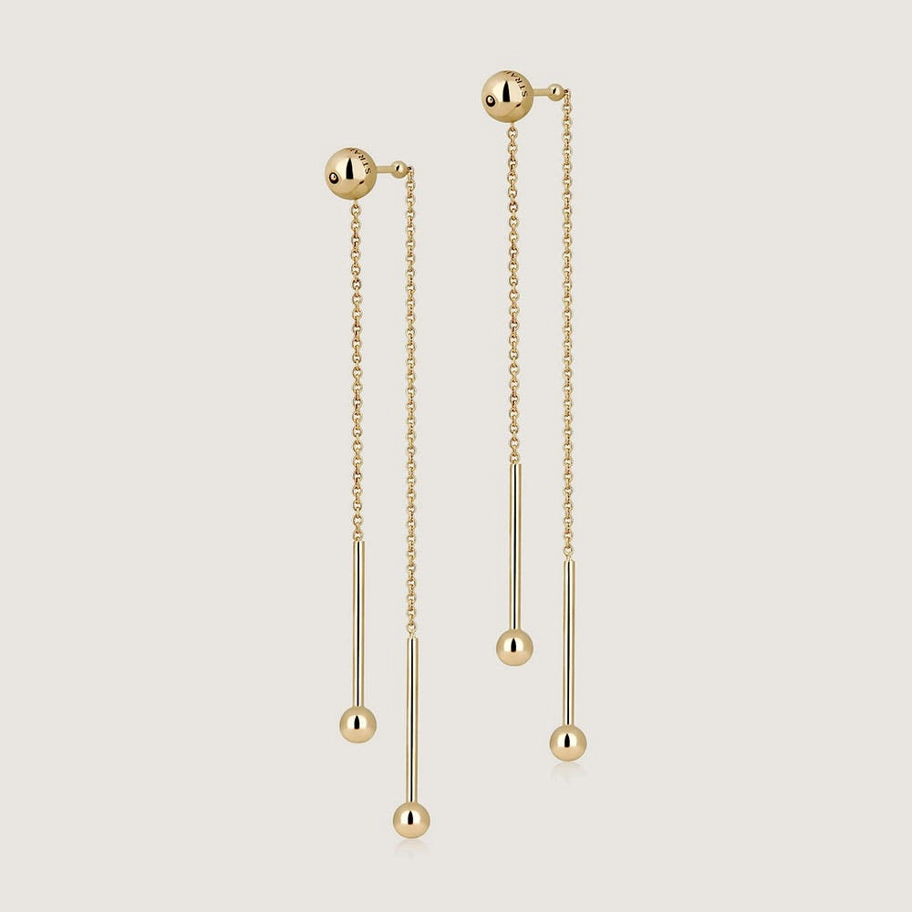 Essential Earrings - 22 Carat Gold Gilded