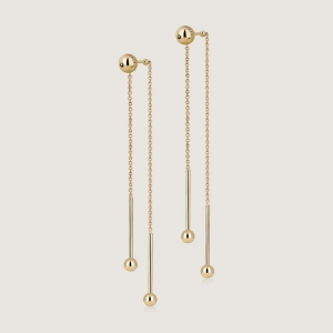 Essential Earrings - 22 Carat Gold Gilded