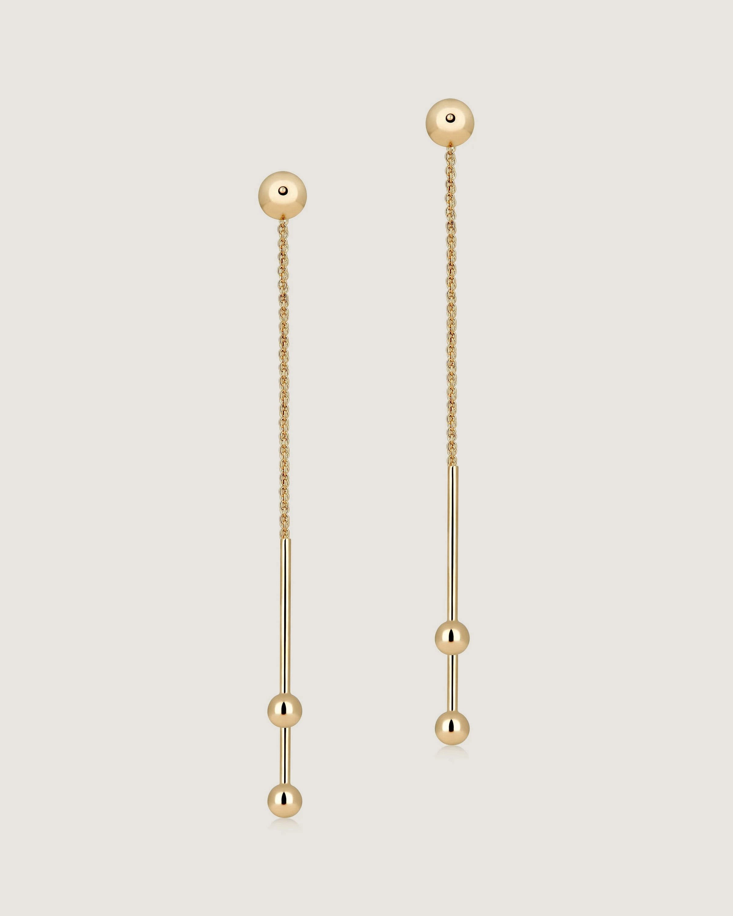 Essential Earrings - 22 Carat Gold Gilded