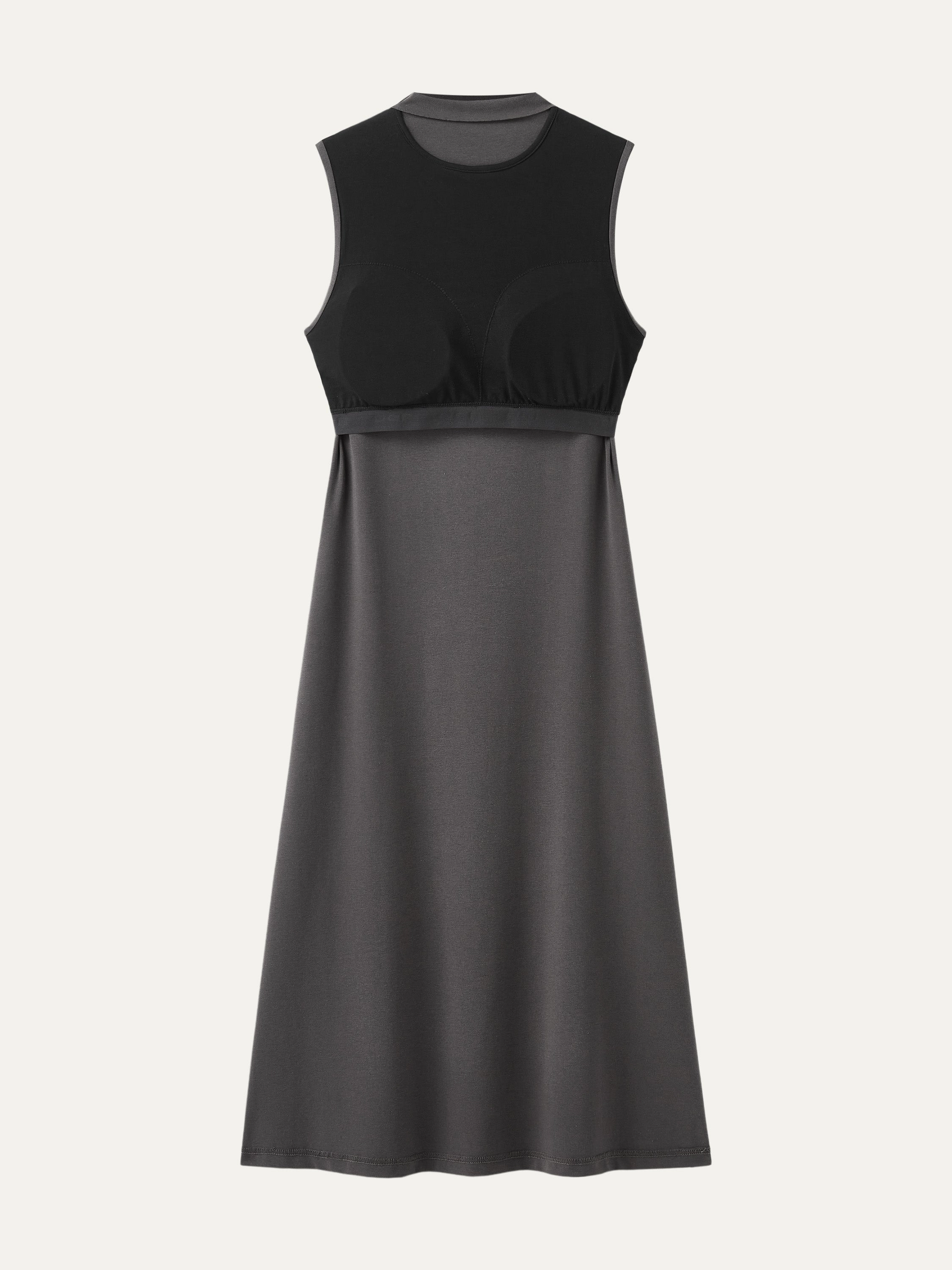 Everyday Mockneck New Airy Brami Midi Dress