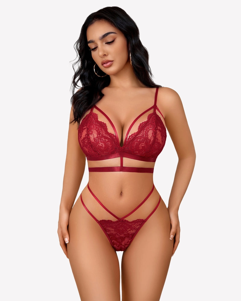 Exotic Sets Lace Bra And Panty Sets