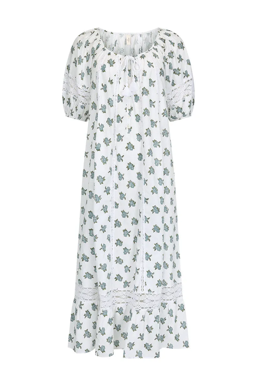 Fable Block Printed Midi Dress