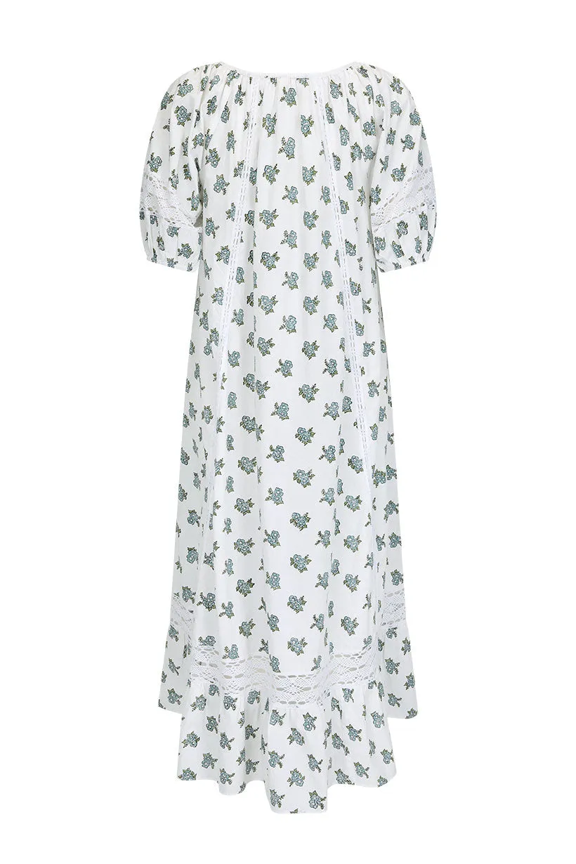 Fable Block Printed Midi Dress