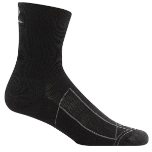 Farm to Feet Men's Socks - Greensboro 3/4 Crew, Black/Black | 8561-001-BKBK