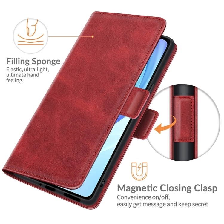 For Xiaomi Mi 11 Lite 4G / 5G Dual-side Magnetic Buckle Horizontal Flip Leather Case with Holder