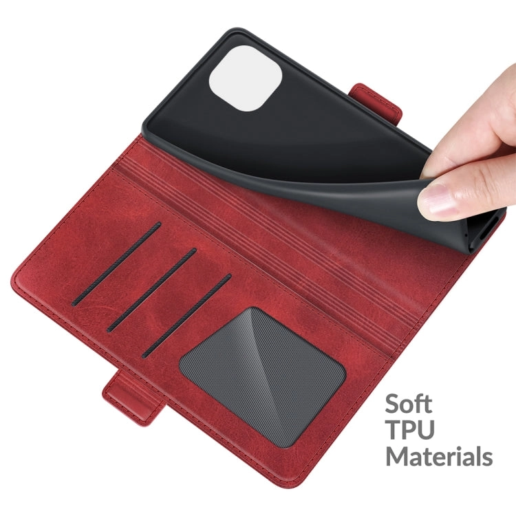 For Xiaomi Mi 11 Lite 4G / 5G Dual-side Magnetic Buckle Horizontal Flip Leather Case with Holder