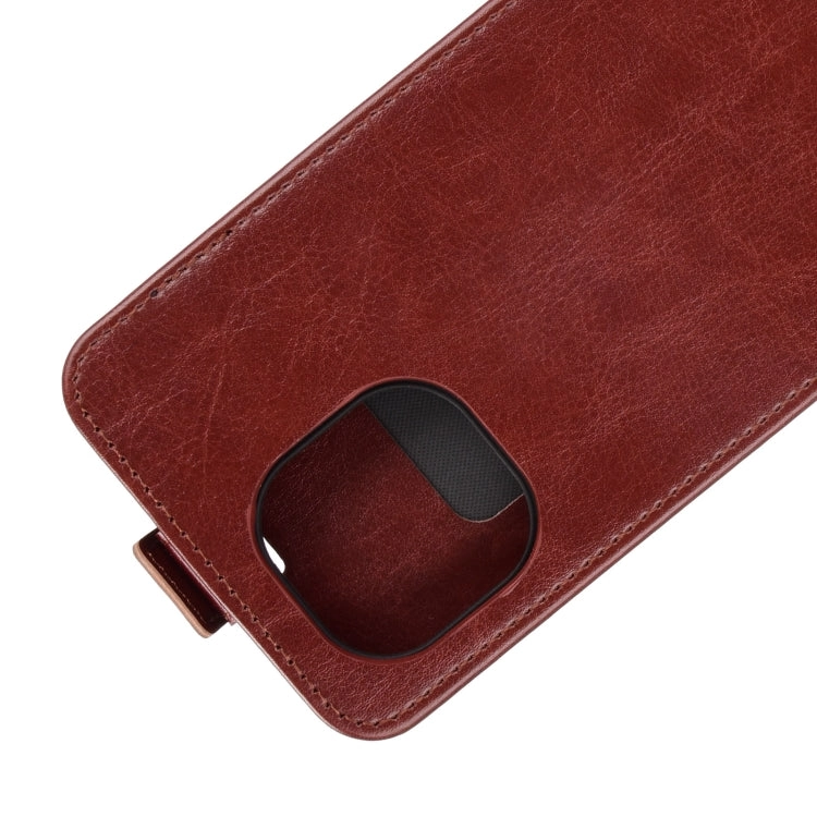For Xiaomi Mi 11 R64 Texture Single Vertical Flip Leather Protective Case with Card Slots