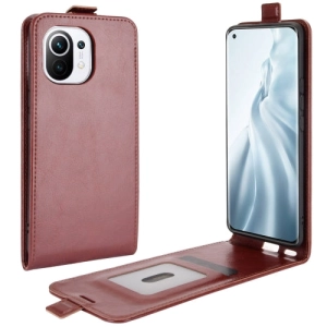 For Xiaomi Mi 11 R64 Texture Single Vertical Flip Leather Protective Case with Card Slots