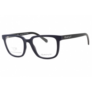 Gant Men's Eyeglasses - Matte Blue Plastic Full Rim Rectangular Frame | GA3277 091