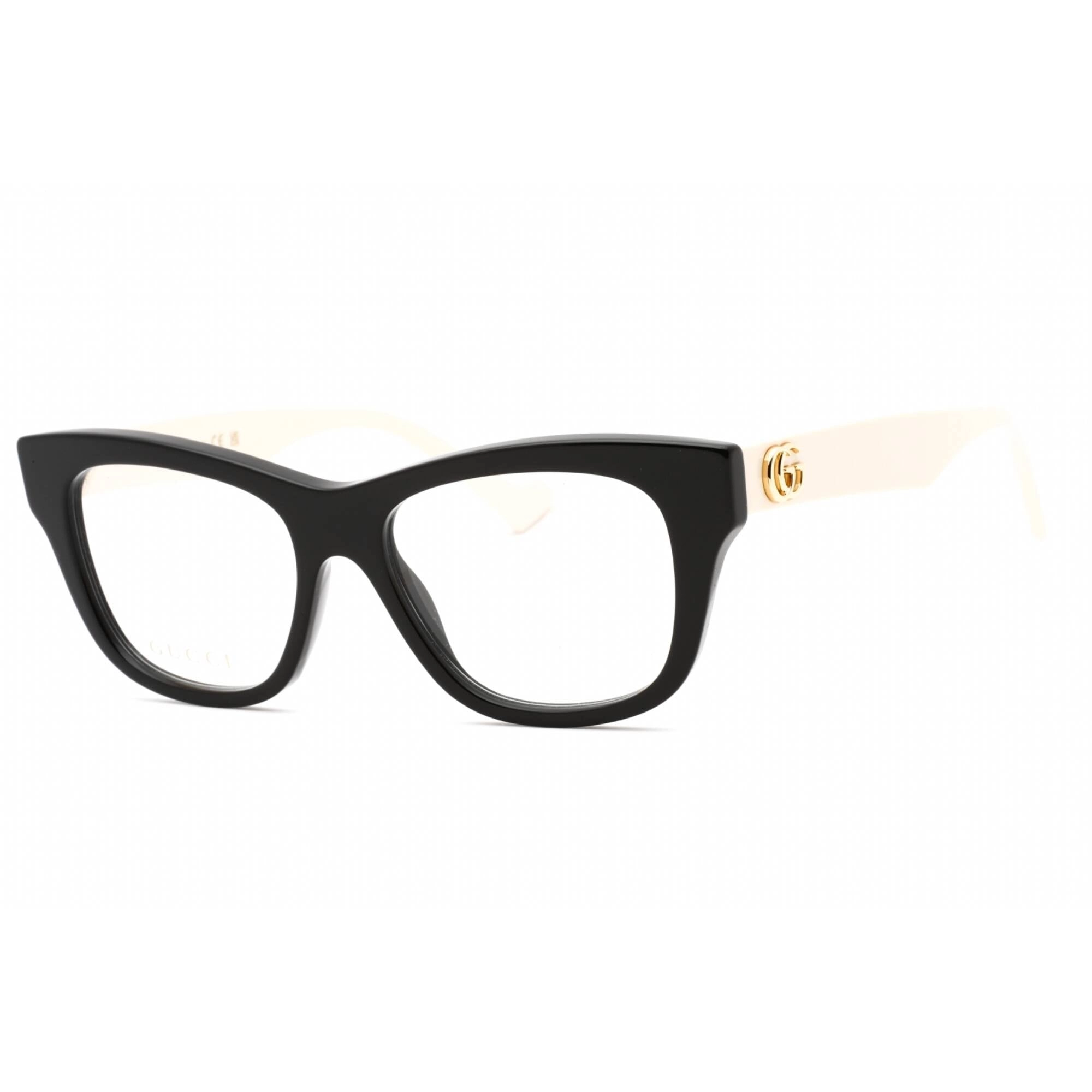 Gucci Women's Eyeglasses - Black Acetate Cat Eye Shape Full Rim Frame | GG0999O 002