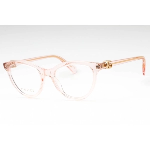 Gucci Women's Eyeglasses - Pink Acetate Full Rim Cat Eye Shape Frame | GG1179O 003