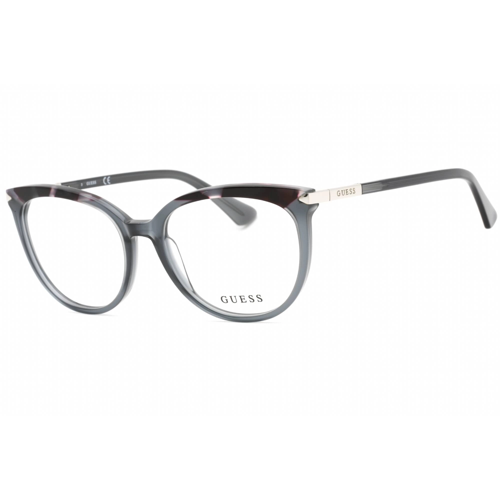 Guess Women's Eyeglasses - Grey/Other Plastic Full Rim Cat Eye Frame | GU2881 020