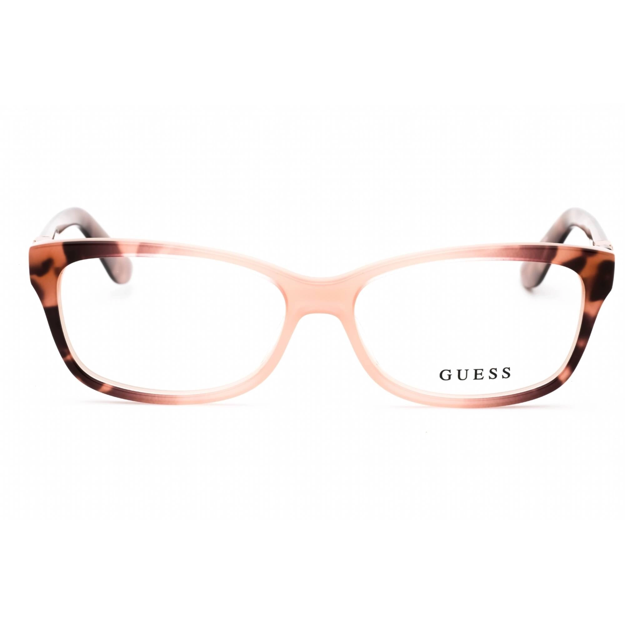 Guess Women's Eyeglasses - Pink /Other Plastic Full Rim Rectangular Frame | GU2948 074