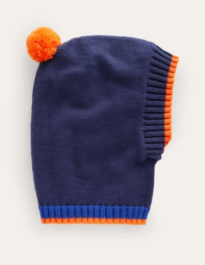 Knitted Hood-French Navy