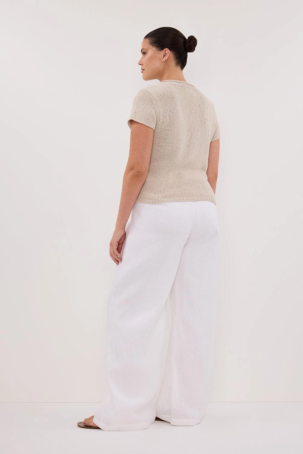 LEO CHALK KNIT TOP