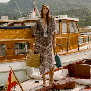Little Bird Flutter Maxi Dress