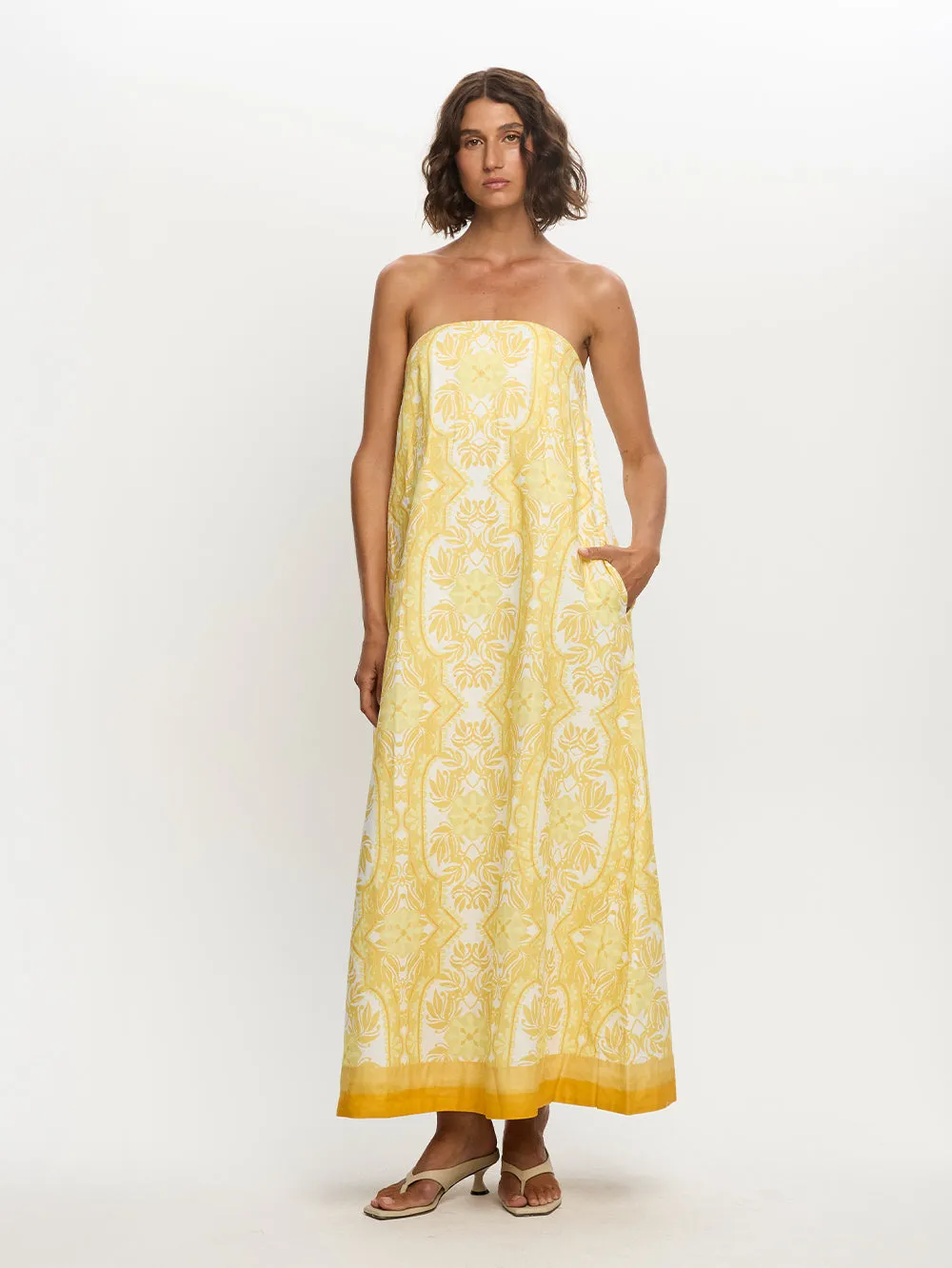 Madeline Strapless Maxi Dress