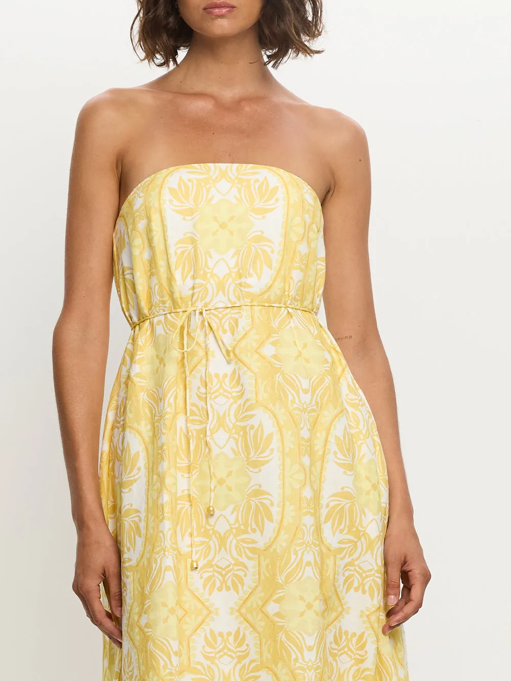 Madeline Strapless Maxi Dress