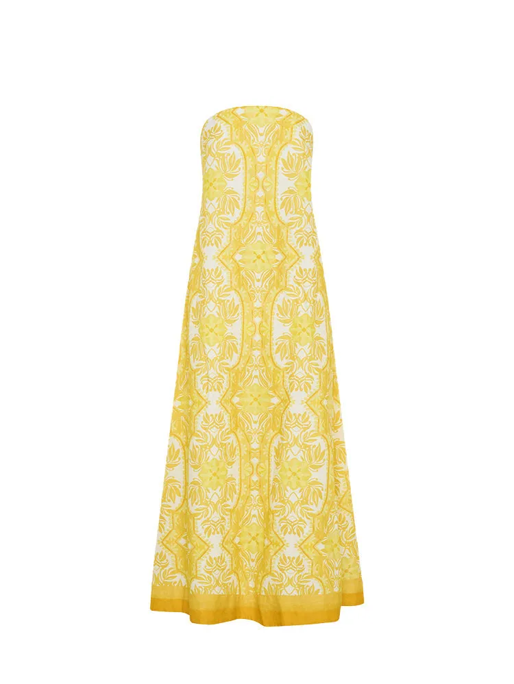 Madeline Strapless Maxi Dress