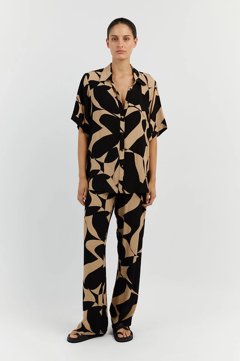MAPLE CAMEL DRAWSTRING PANT