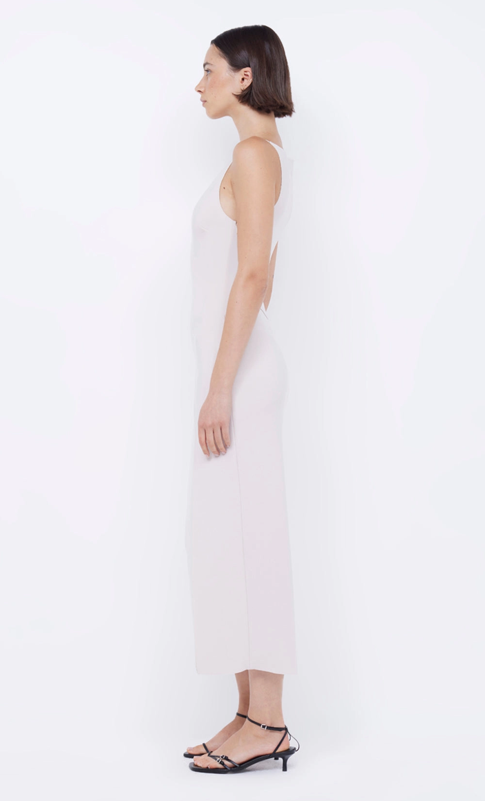 MARIELLE SPLIT DRESS - VANILLA BEAN