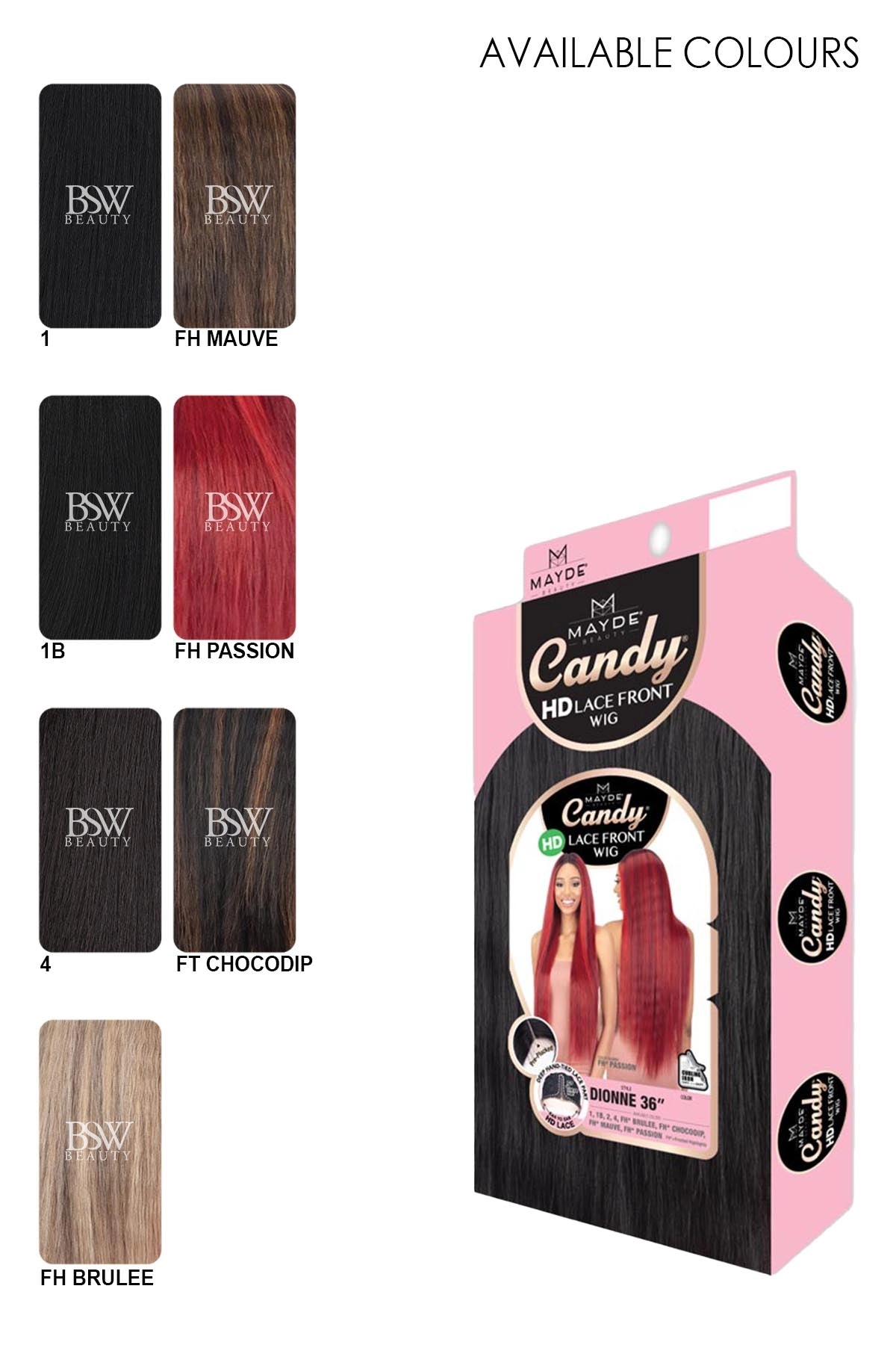 MAYDE CANDY HD LACE FRONT DIONNE 36"