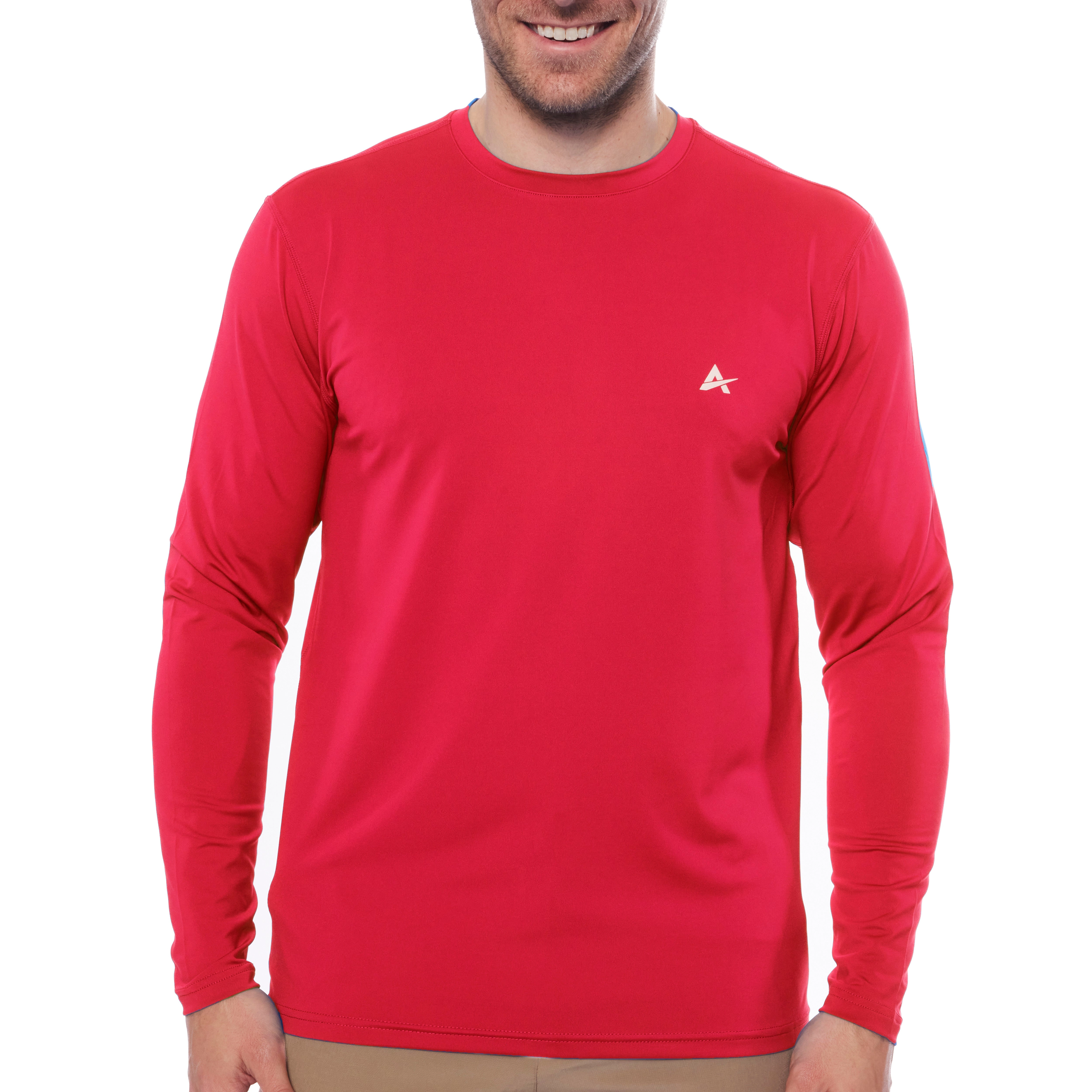 Men's Cooling Crew Neck Long Sleeve T-Shirt