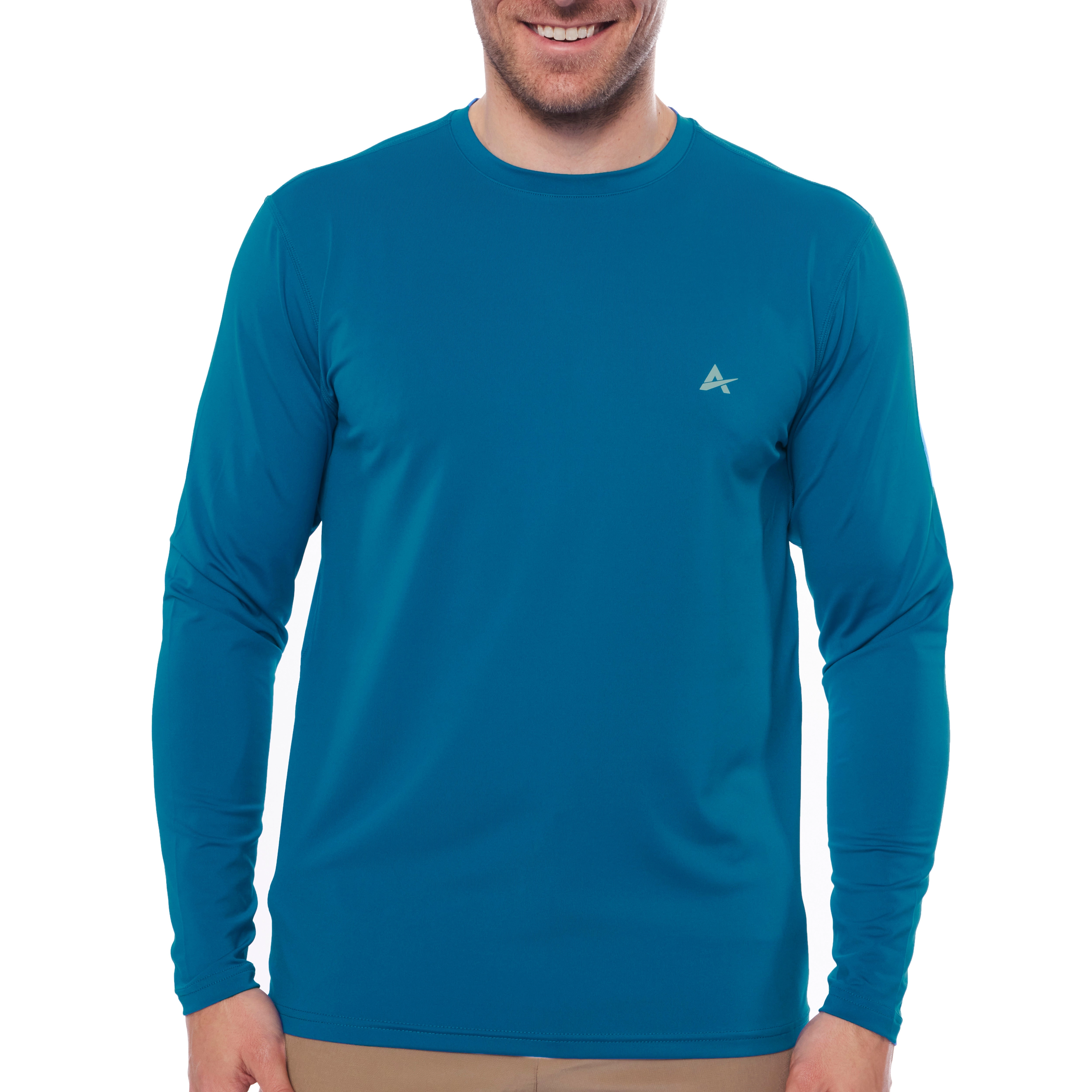 Men's Cooling Crew Neck Long Sleeve T-Shirt