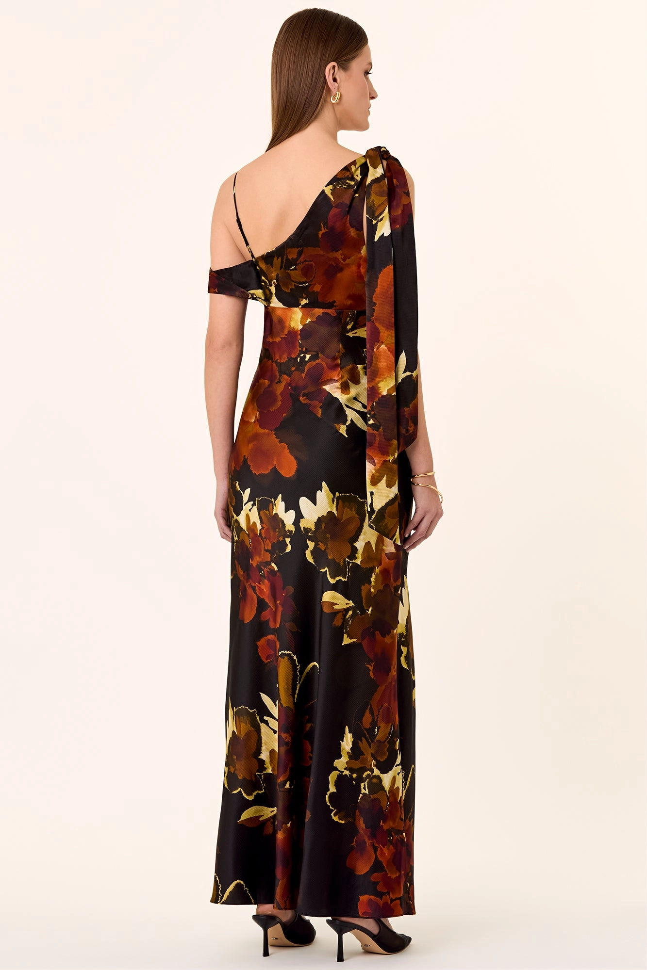 Mirabelle Dress - Blur Floral Black