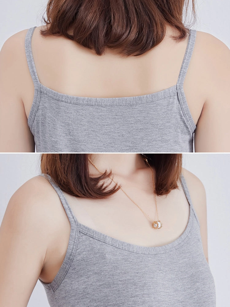 Modal Solid Sleepwear Soft Lounge Slip Dress