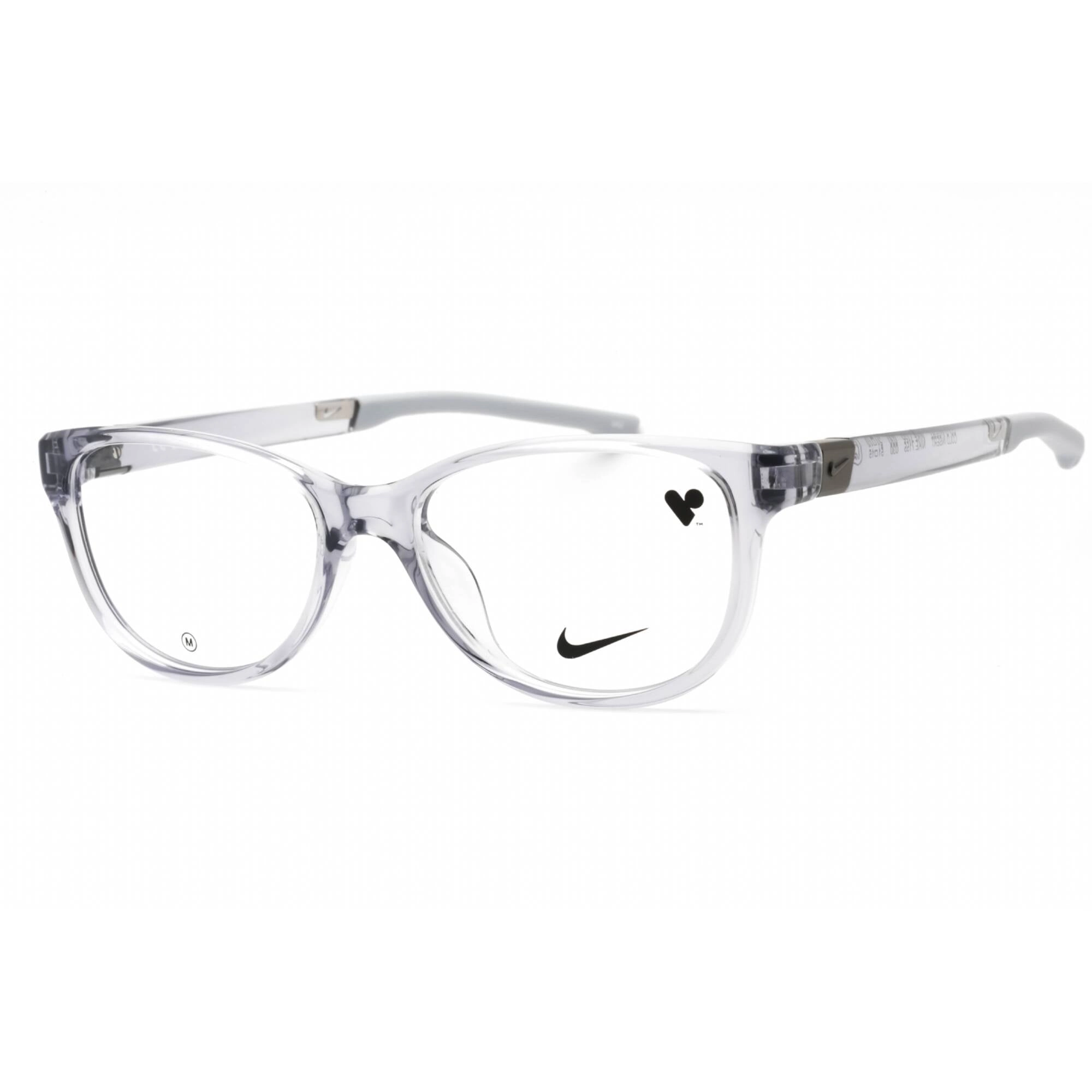 Nike Women's Eyeglasses - Wolf Grey Plastic Cat Eye Full Rim Frame | NIKE 7155 030