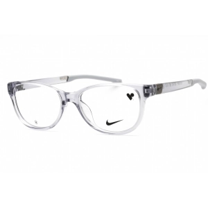 Nike Women's Eyeglasses - Wolf Grey Plastic Cat Eye Full Rim Frame | NIKE 7155 030