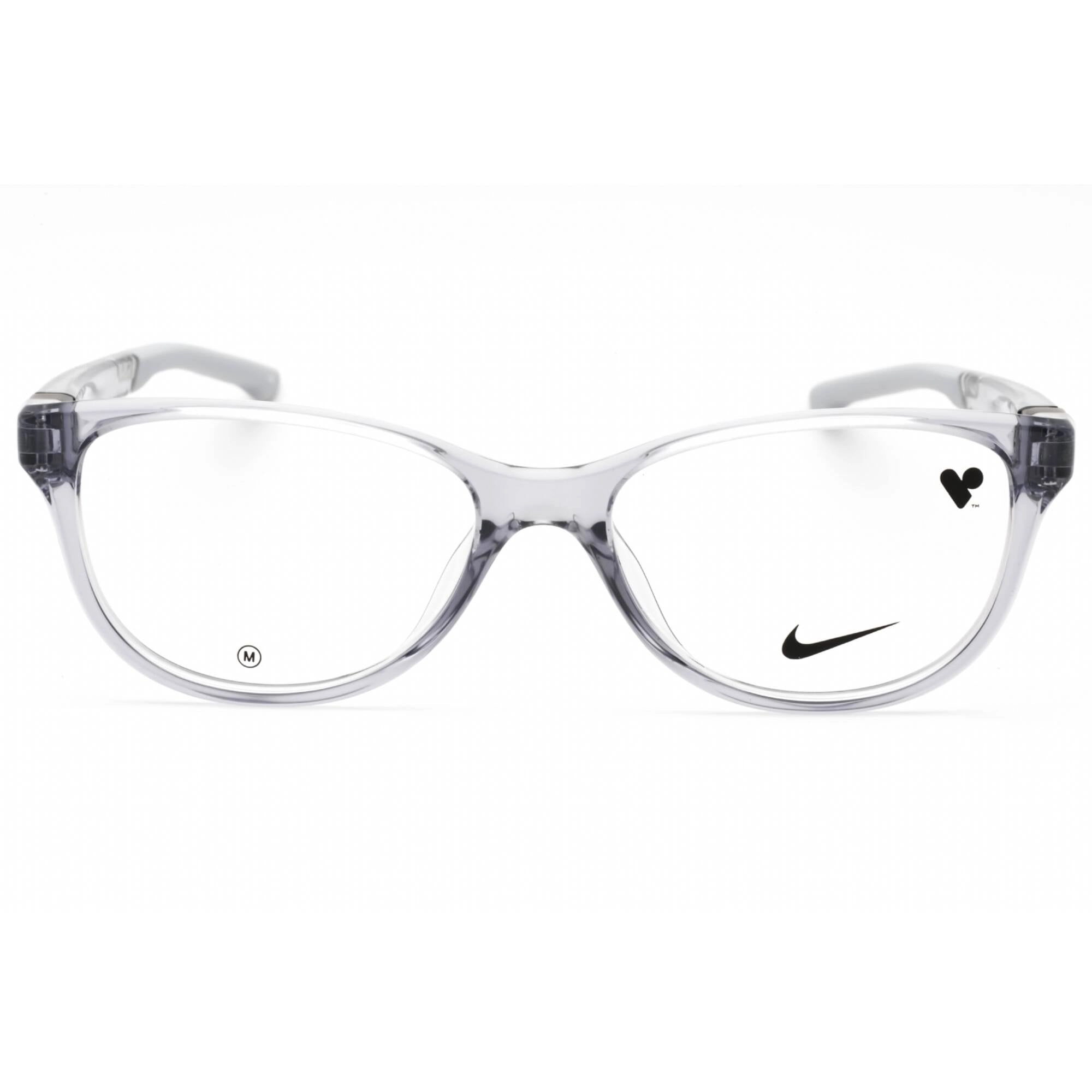 Nike Women's Eyeglasses - Wolf Grey Plastic Cat Eye Full Rim Frame | NIKE 7155 030