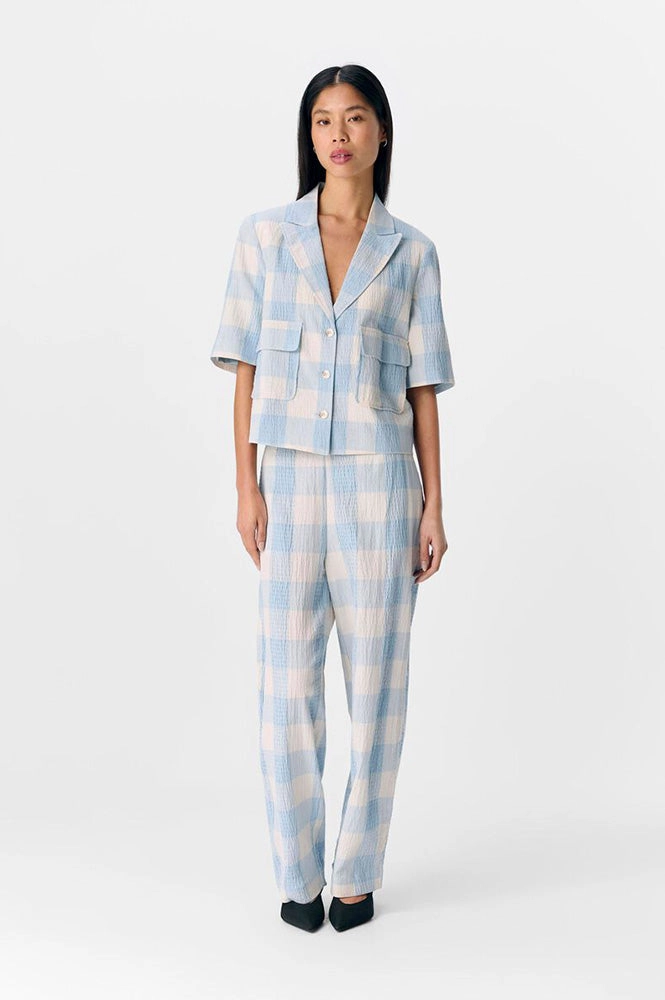 Object Maise Kentucky Blue Check Blazer