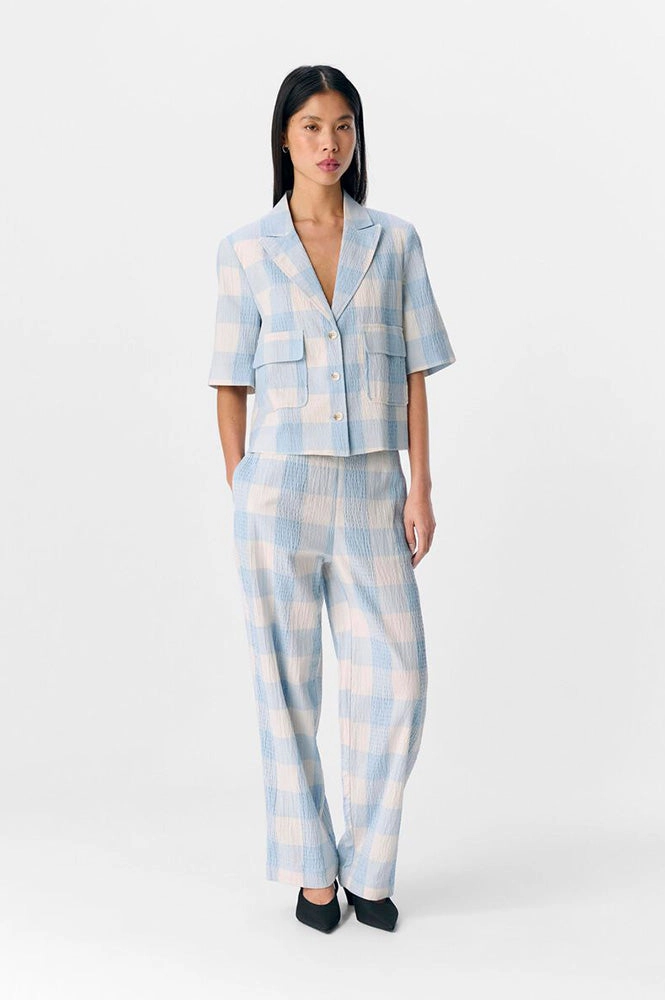 Object Maise Kentucky Blue Check Blazer
