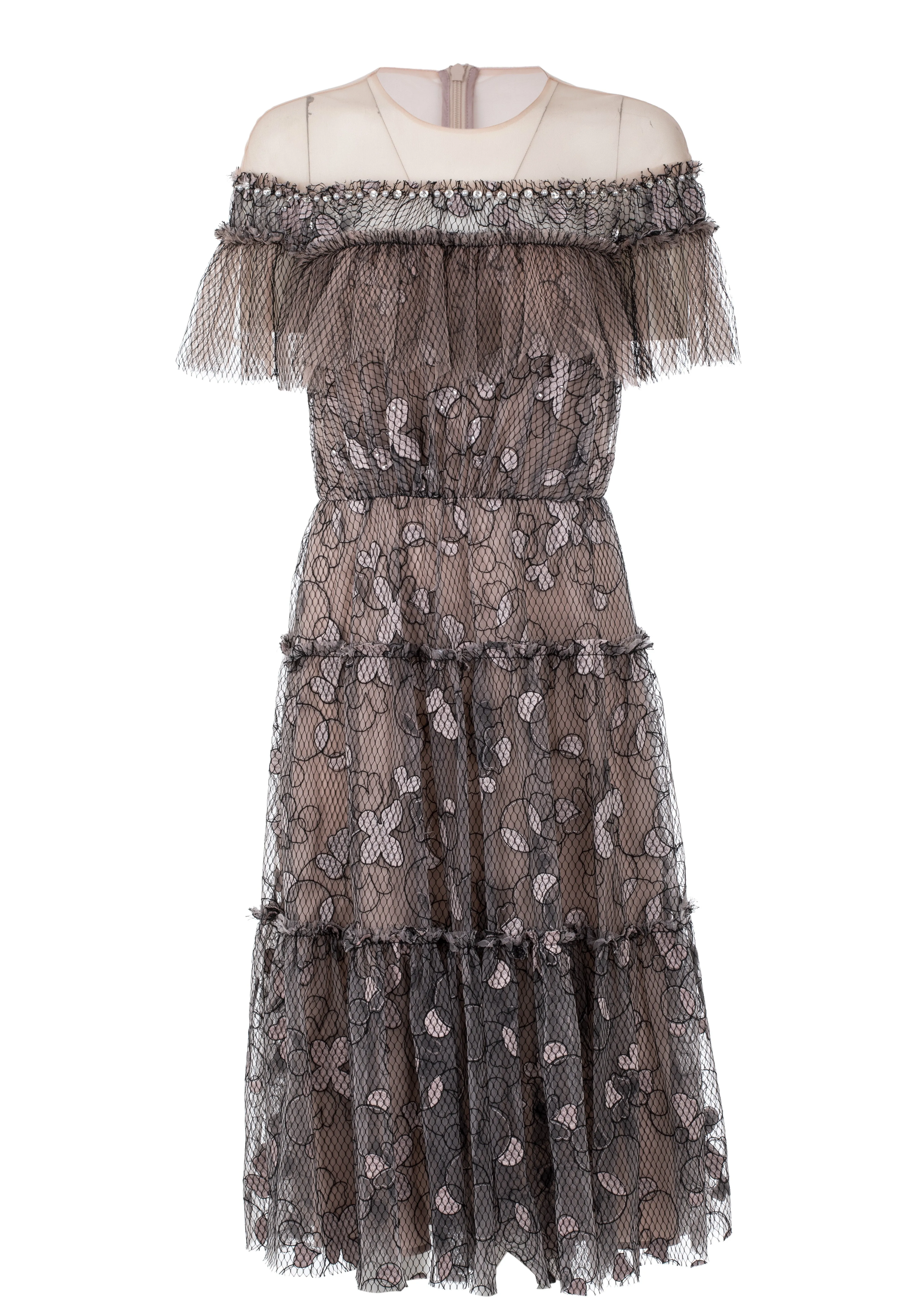 One shoulder elegant dress